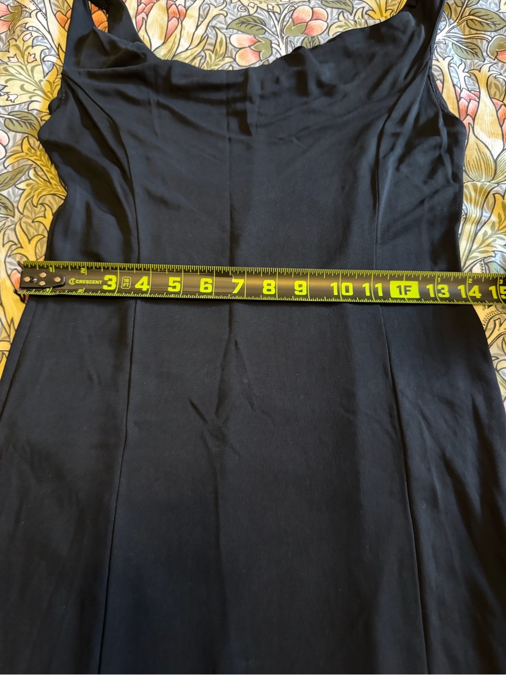 Black Cowl Neck Midi Dress